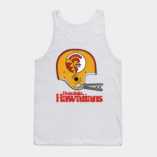 Defunct Honolulu Hawaiians Football Team Helmet Tank Top